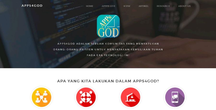 Restrukturisasi dan Redesain Situs Apps4God 